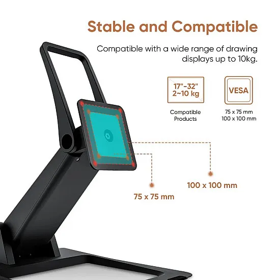モニターアーム XPPen ACS15 XPPen Ergo Stand -ACS15 - ACS15 | DGtizers